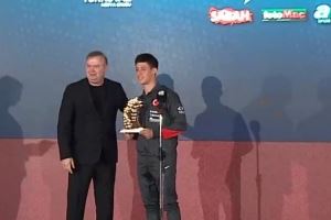 恭喜👏居莱尔获得土耳其足球推广奖